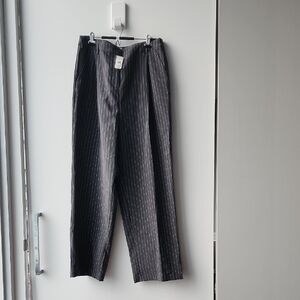 BNWT Aeropostale Wide Leg Pinstripe High Waist Trouser Pants